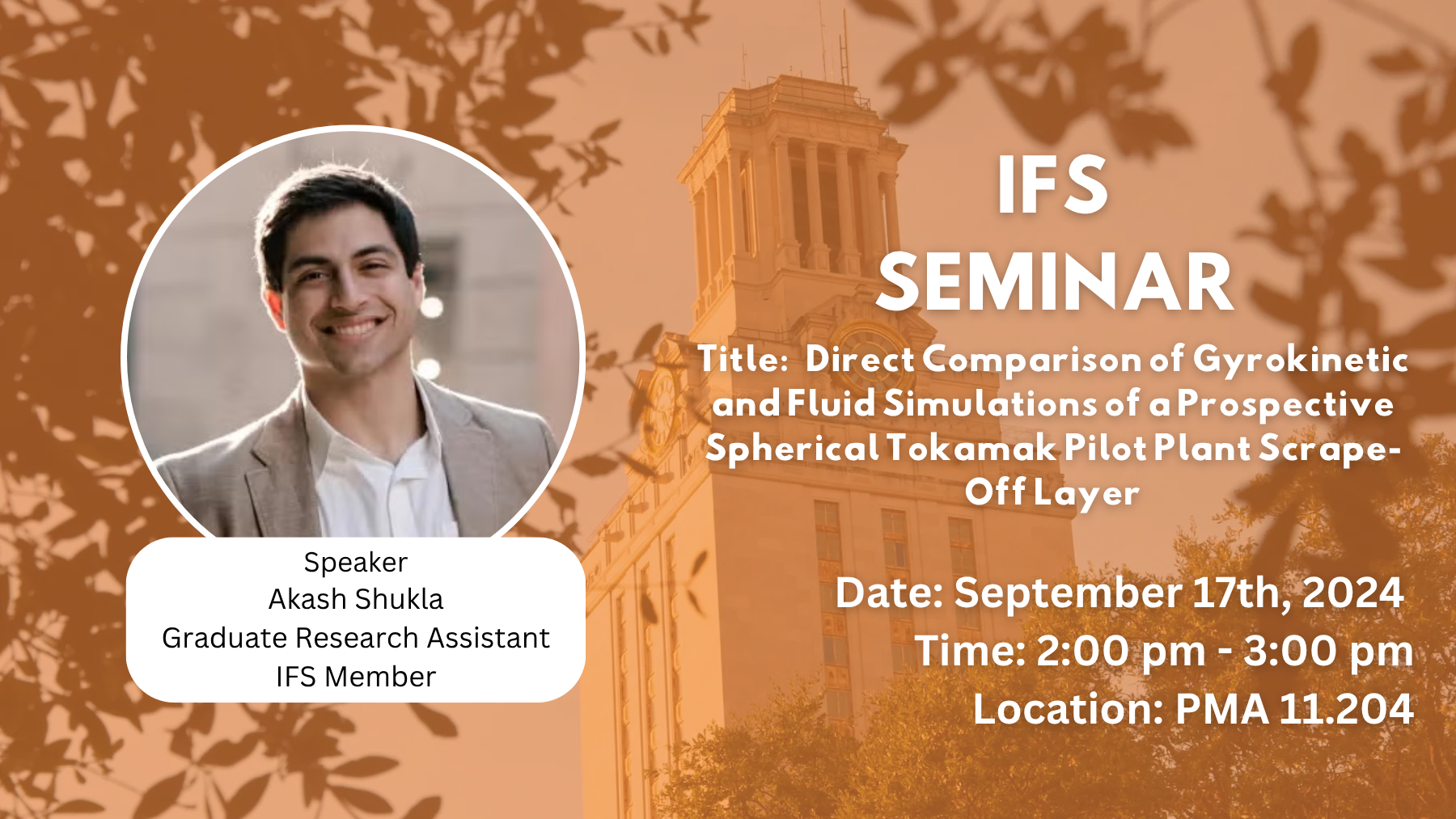 Institute for Fusion studies 