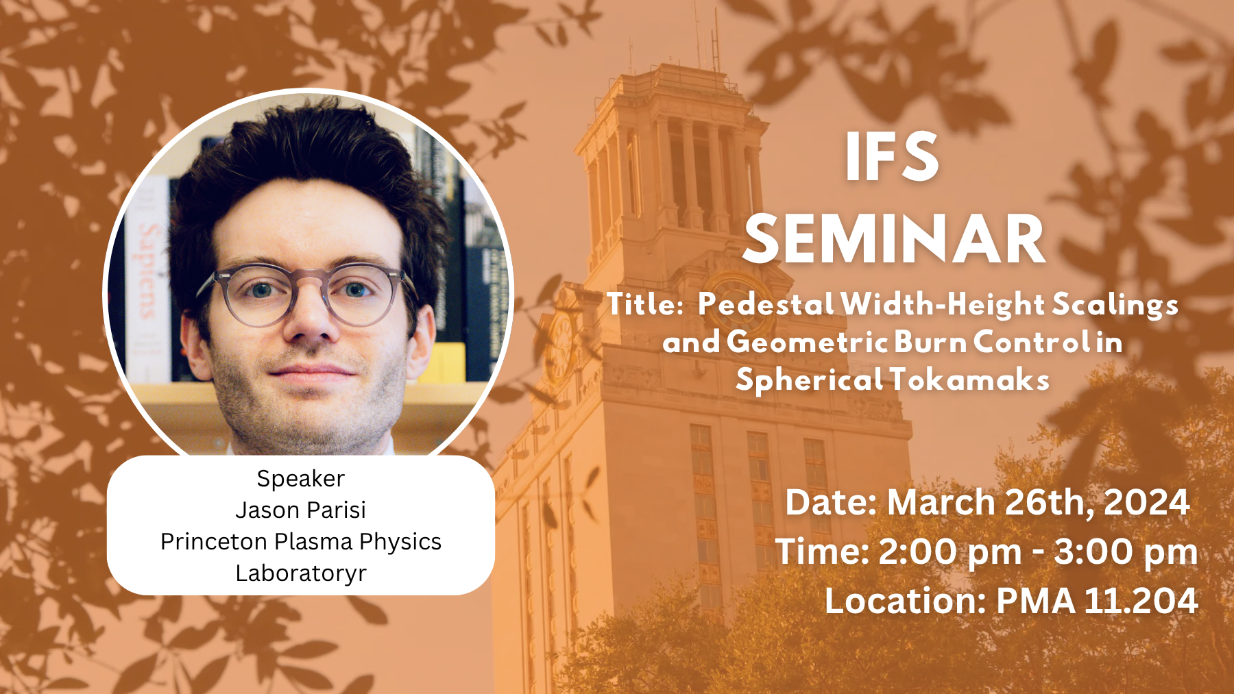 Institute for Fusion studies 